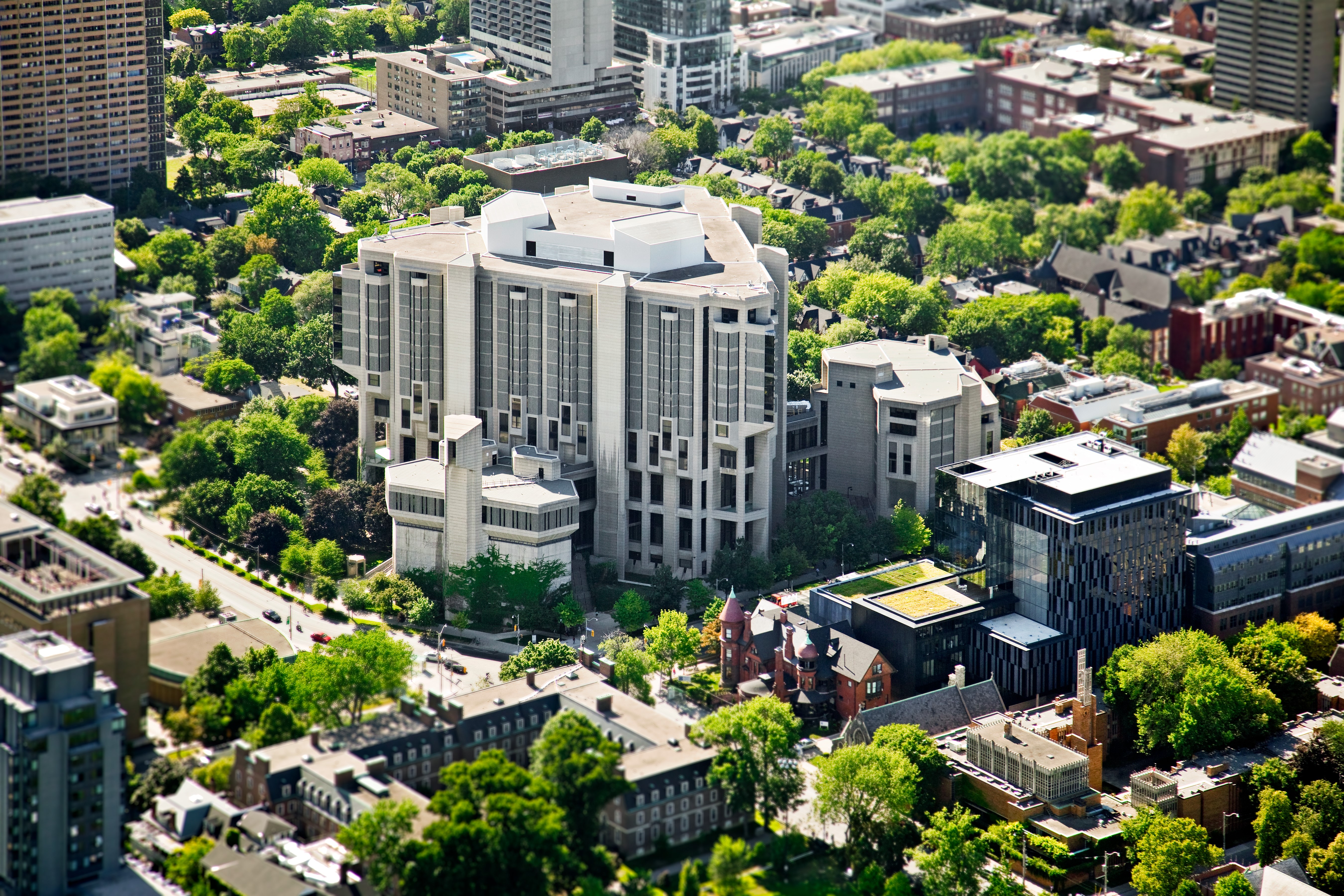 aerial view of St. George campus